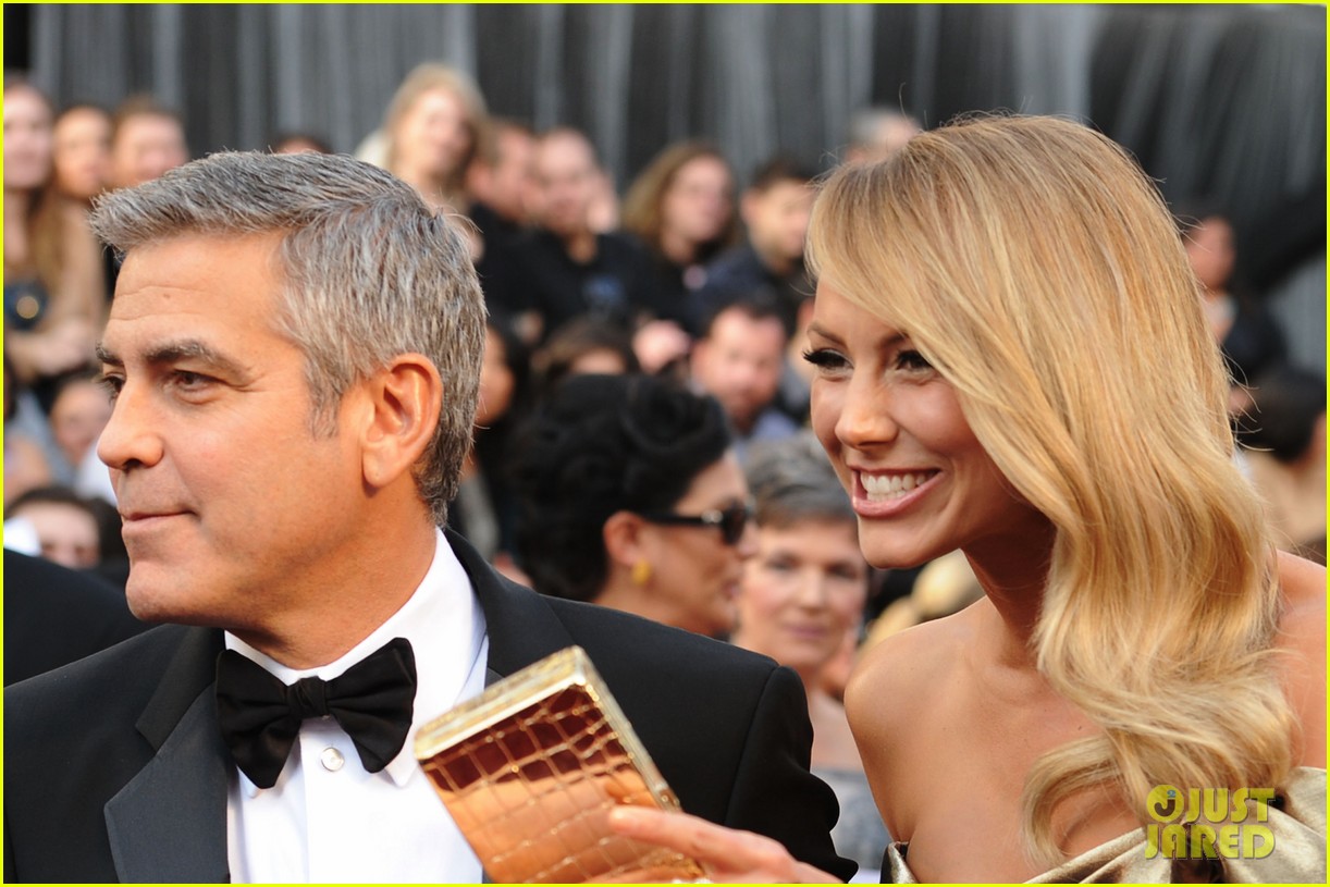 george clooney stacy keibler oscars 2012 06