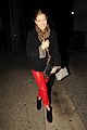 kate walsh red pants leopard scarf 01