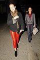 kate walsh red pants leopard scarf 04