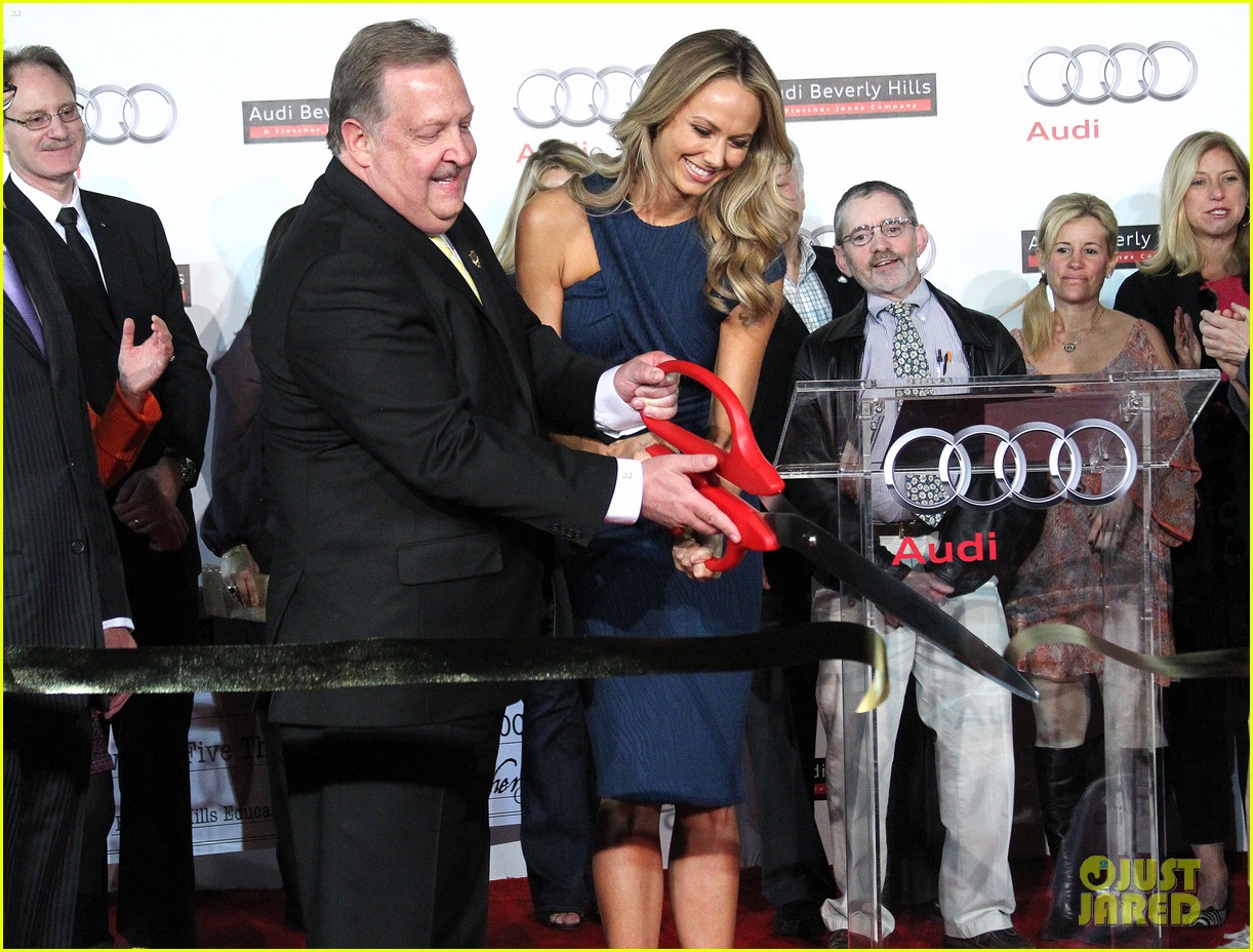stacy keibler audi opening 102637442