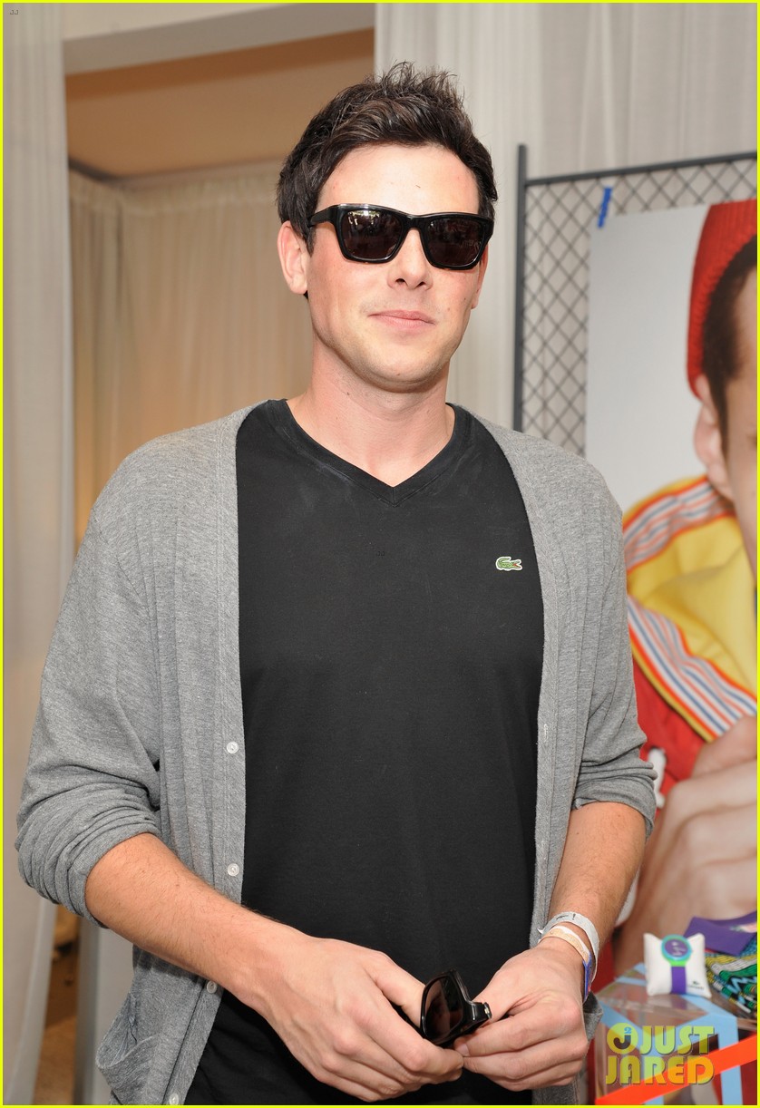 lea michele cory monteith lacoste live party 04