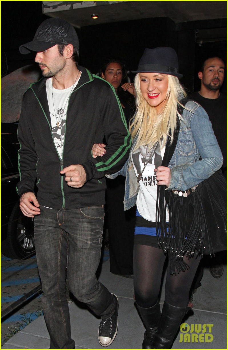 Christina Aguilera & Matthew Rutler: Rasputin Night Out!: Photo 2673117 ...