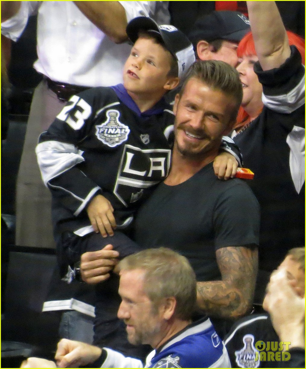 beckham boys at the stanley cup 102674037
