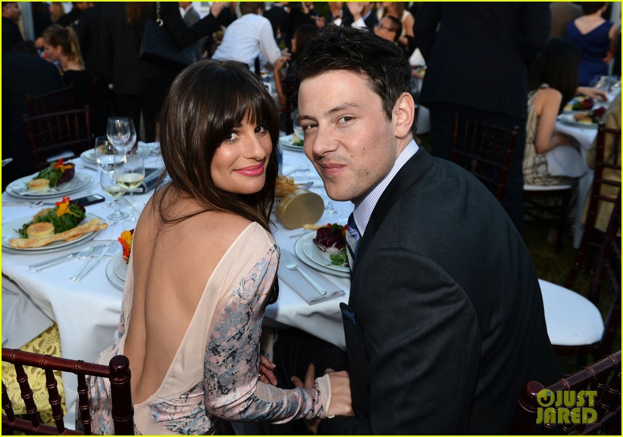 lea michele chrysalis butterfly ball with cory monteith 022673100