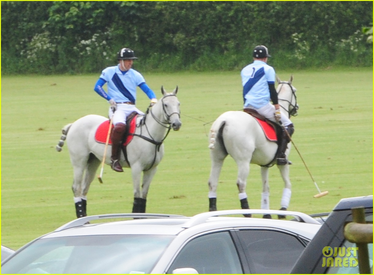 princes harry william charity polo match 032675871