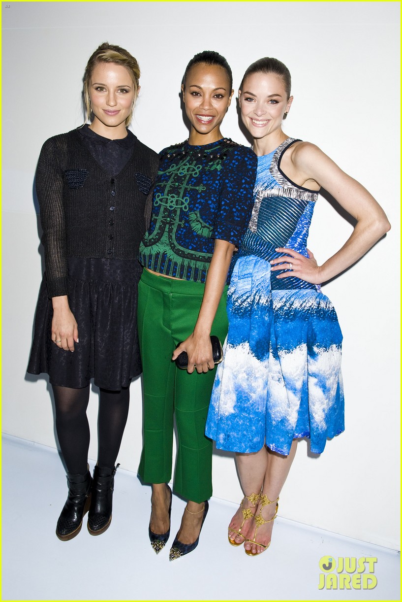 zoe saldana dianna agron persol magnificent obsessions event 122674949