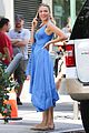 blake lively gossip girl set with barry watson 03