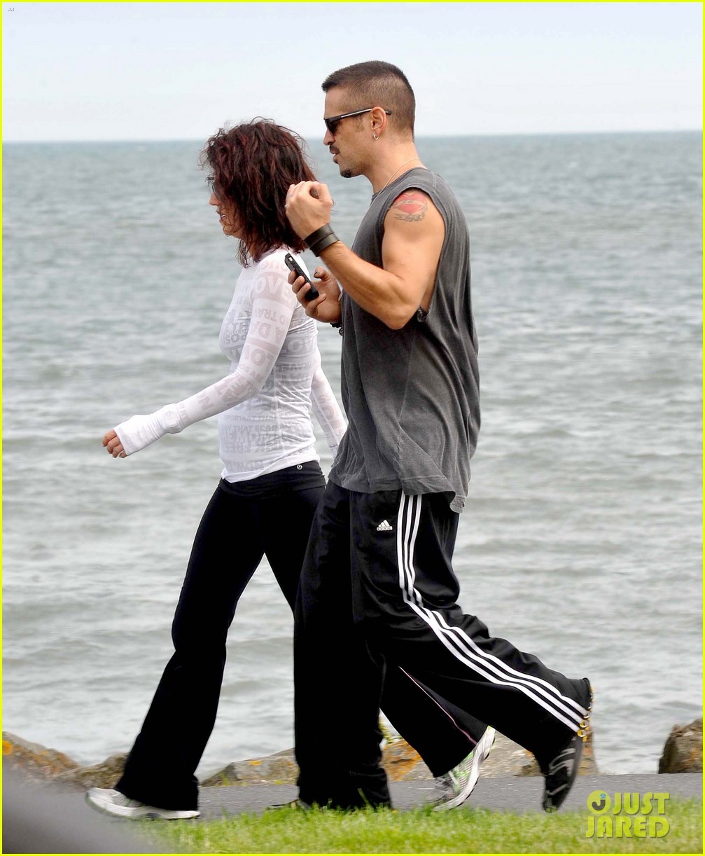 colin farrell morning stroll with sis claudine 10