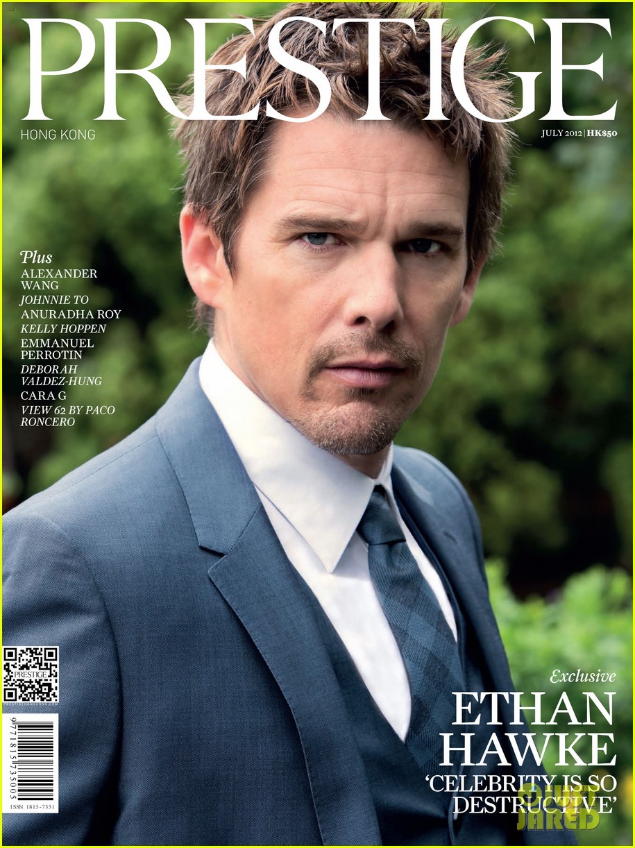 ethan hawke covers prestige magazine july 2012