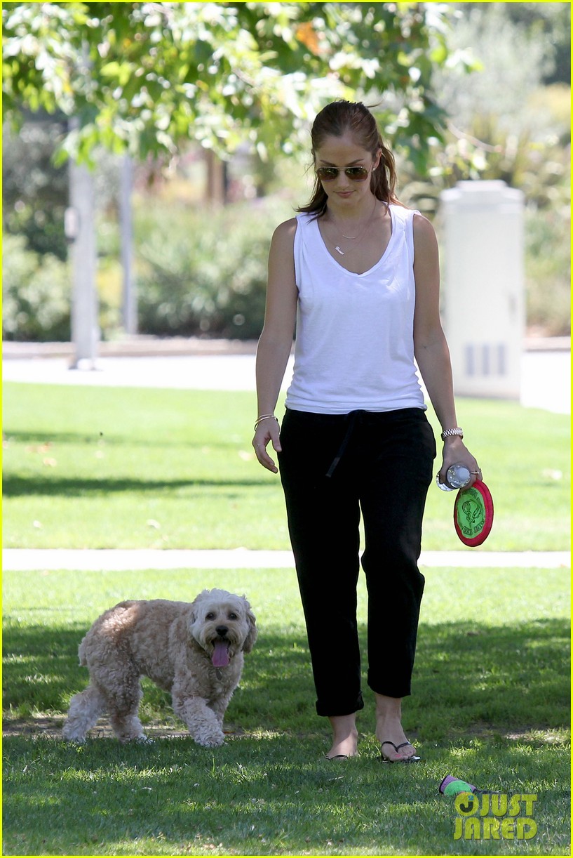 minka kelly chewy playing in the park 17