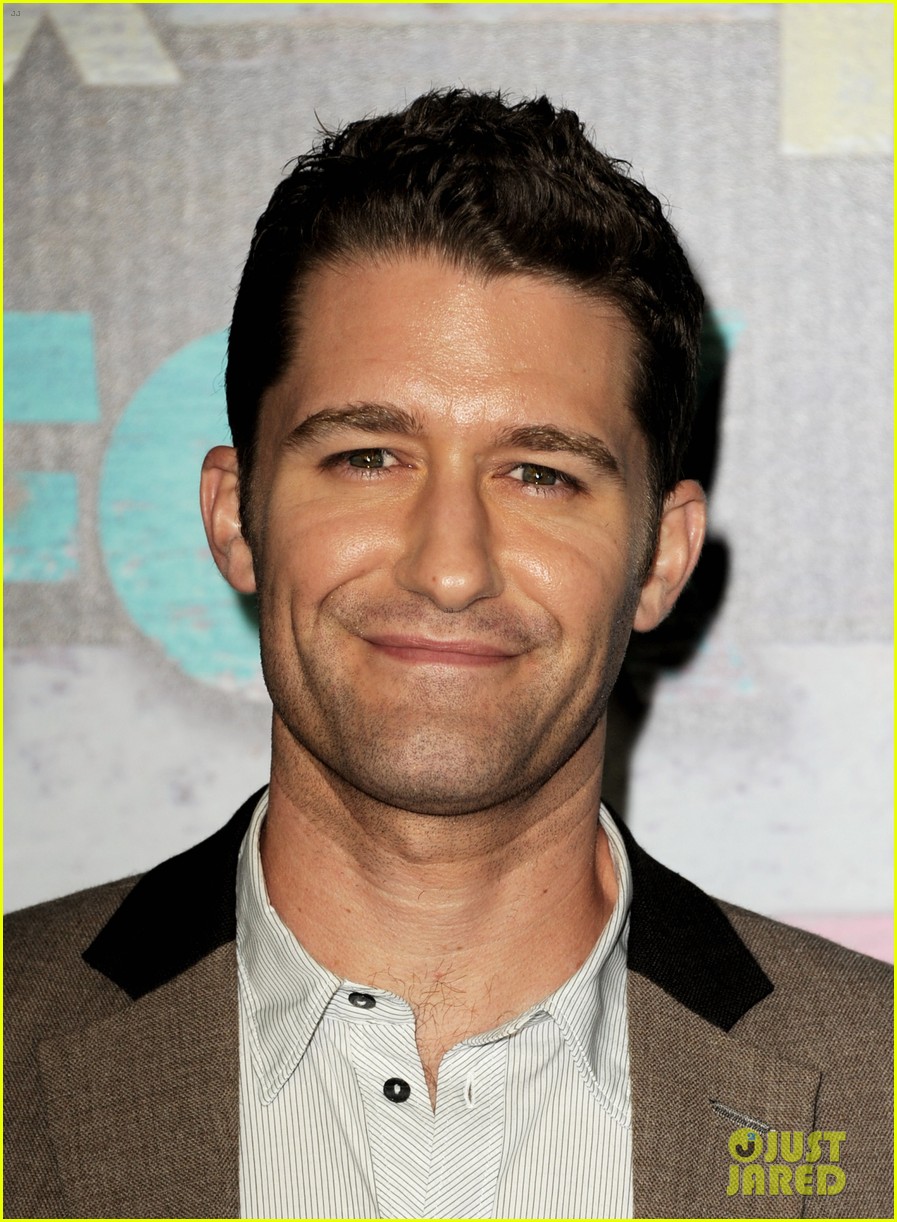 matthew morrison fox all star party with glee guys 092691357