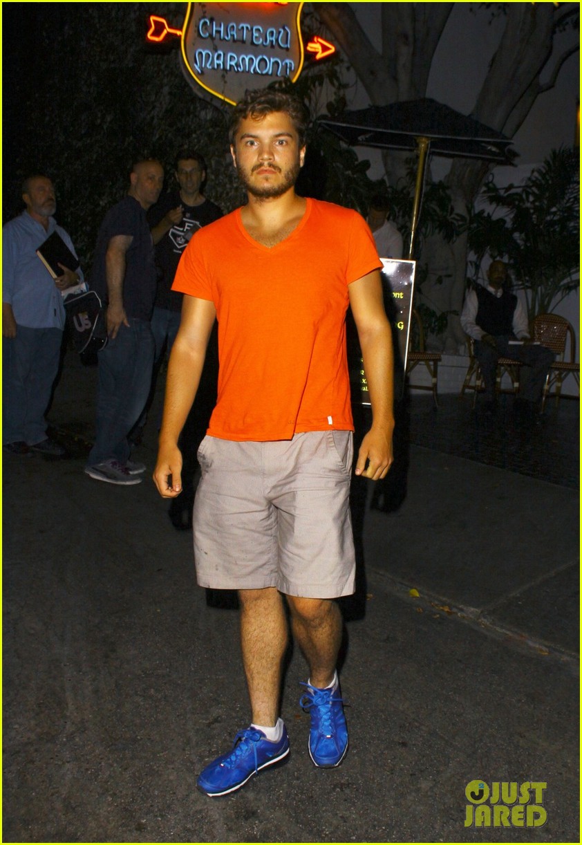 emile hirsch chateau marmont night out 032704906