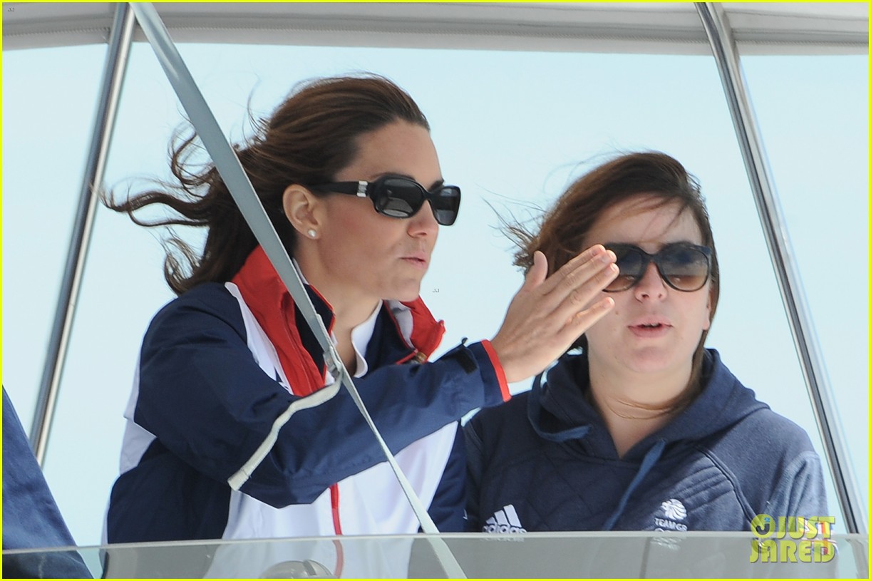 duchess kate womens laser radials at the olympics 01