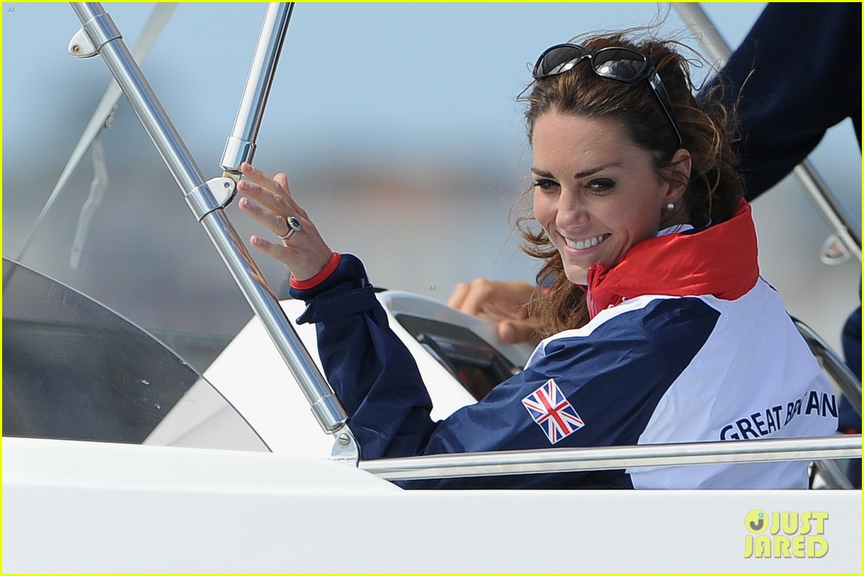 duchess kate womens laser radials at the olympics 23