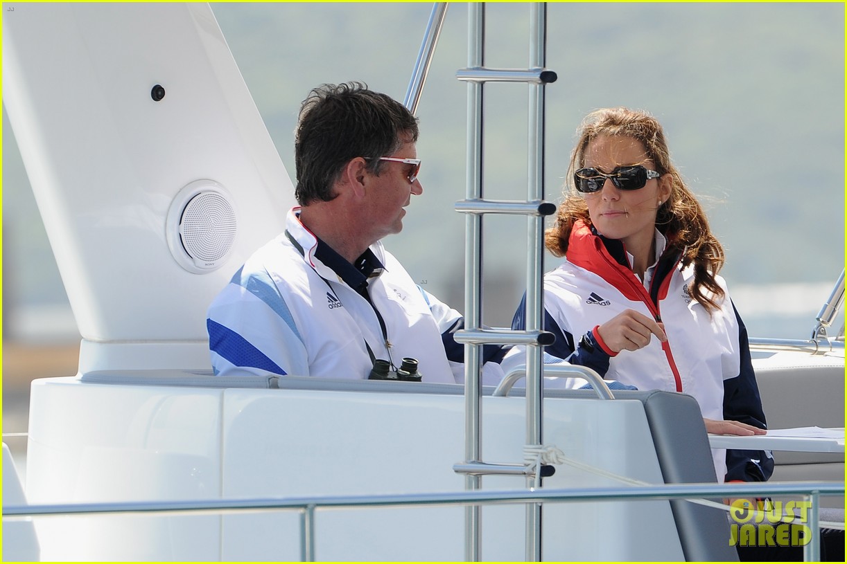 duchess kate womens laser radials at the olympics 262697749