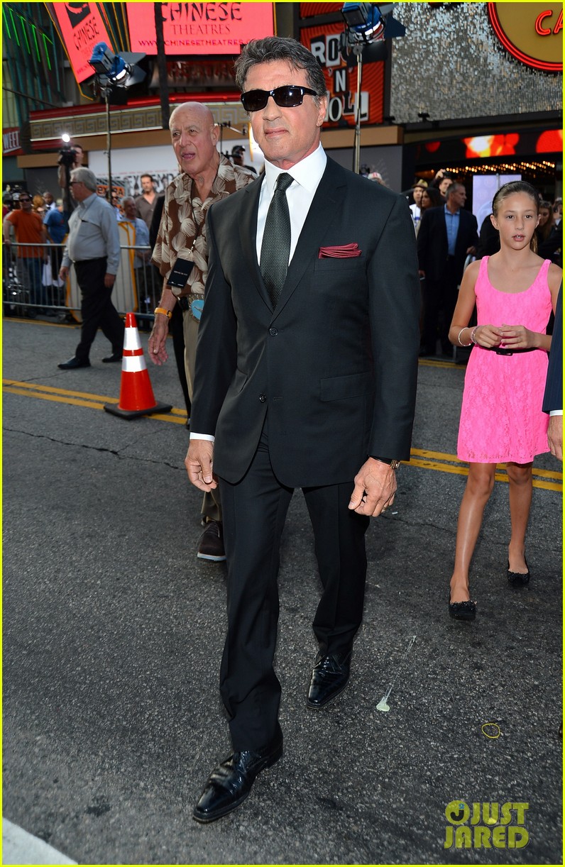 ryan lochte expendables 2 premiere with sylvester stallone 36