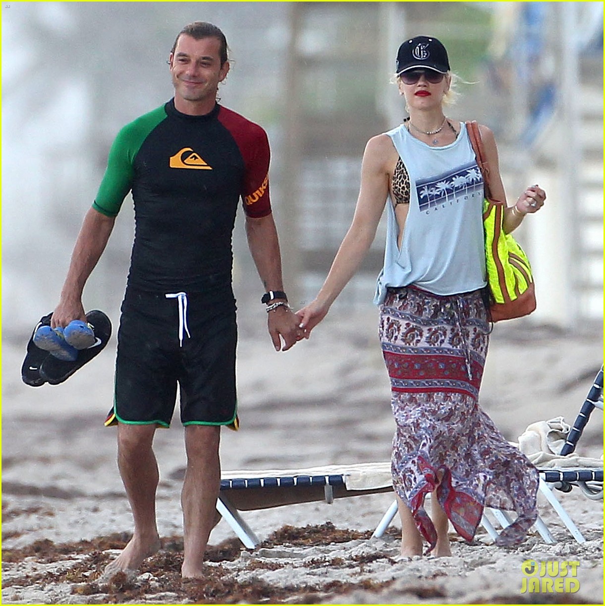 Gwen Stefani & Gavin Rossdale Palm Beach Kisses! Photo 2698070
