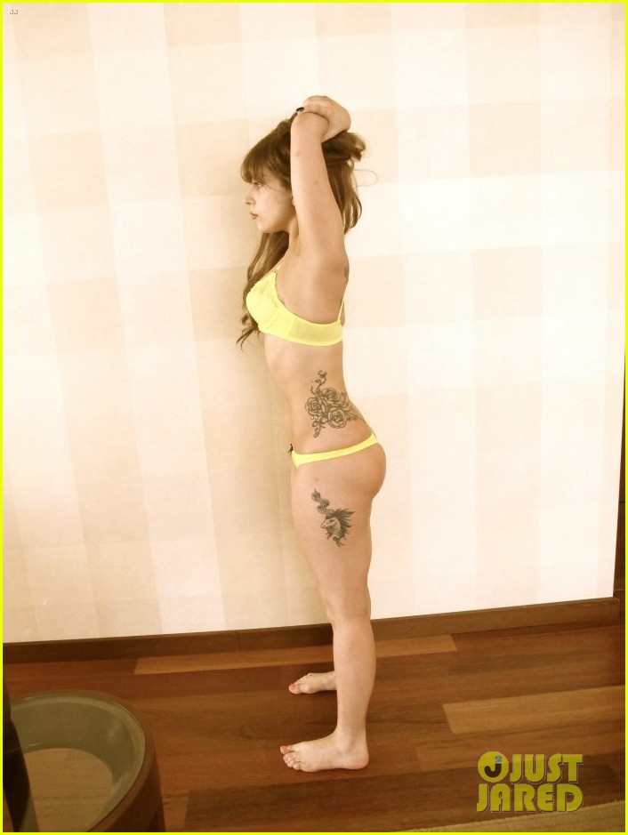 lady gaga bares underwear clad body for little monsters 06