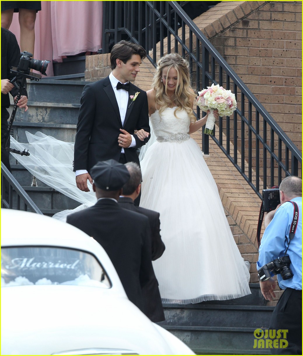 justin gaston weds melissa ordway first wedding pictures 06