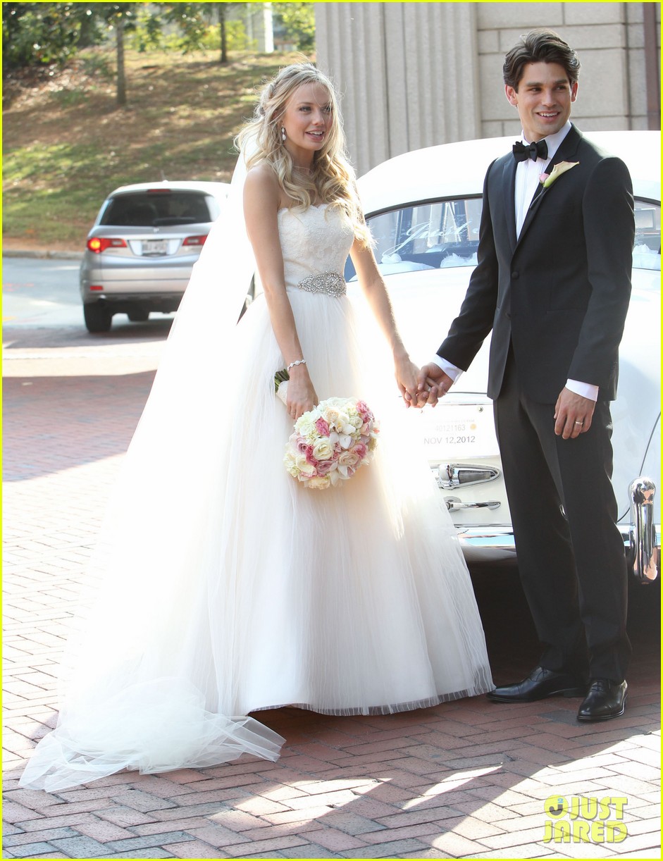 justin gaston weds melissa ordway first wedding pictures 152726574