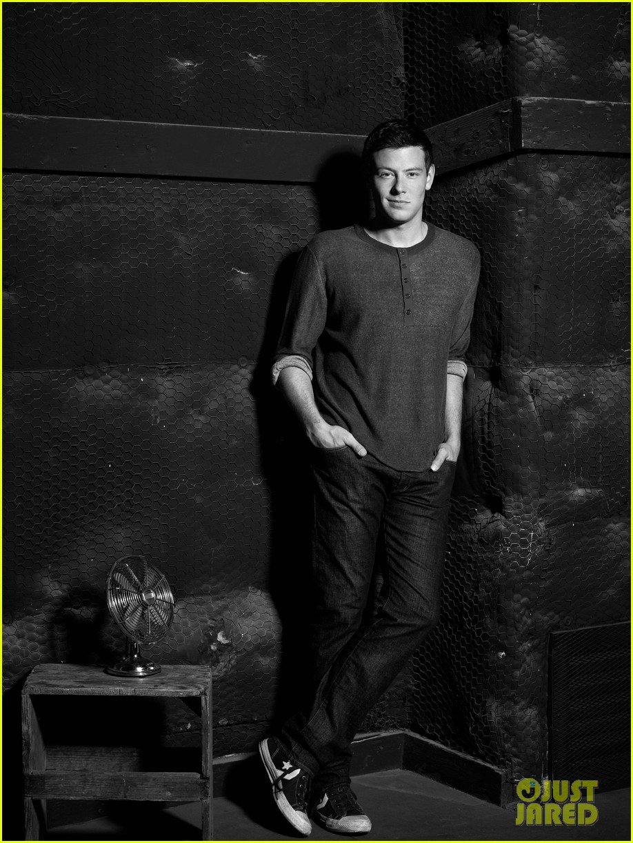 lea michele cory monteith glee faces of fox campaign 08