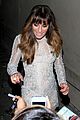 lea michele visits kimmel glee cast attends fox party 09