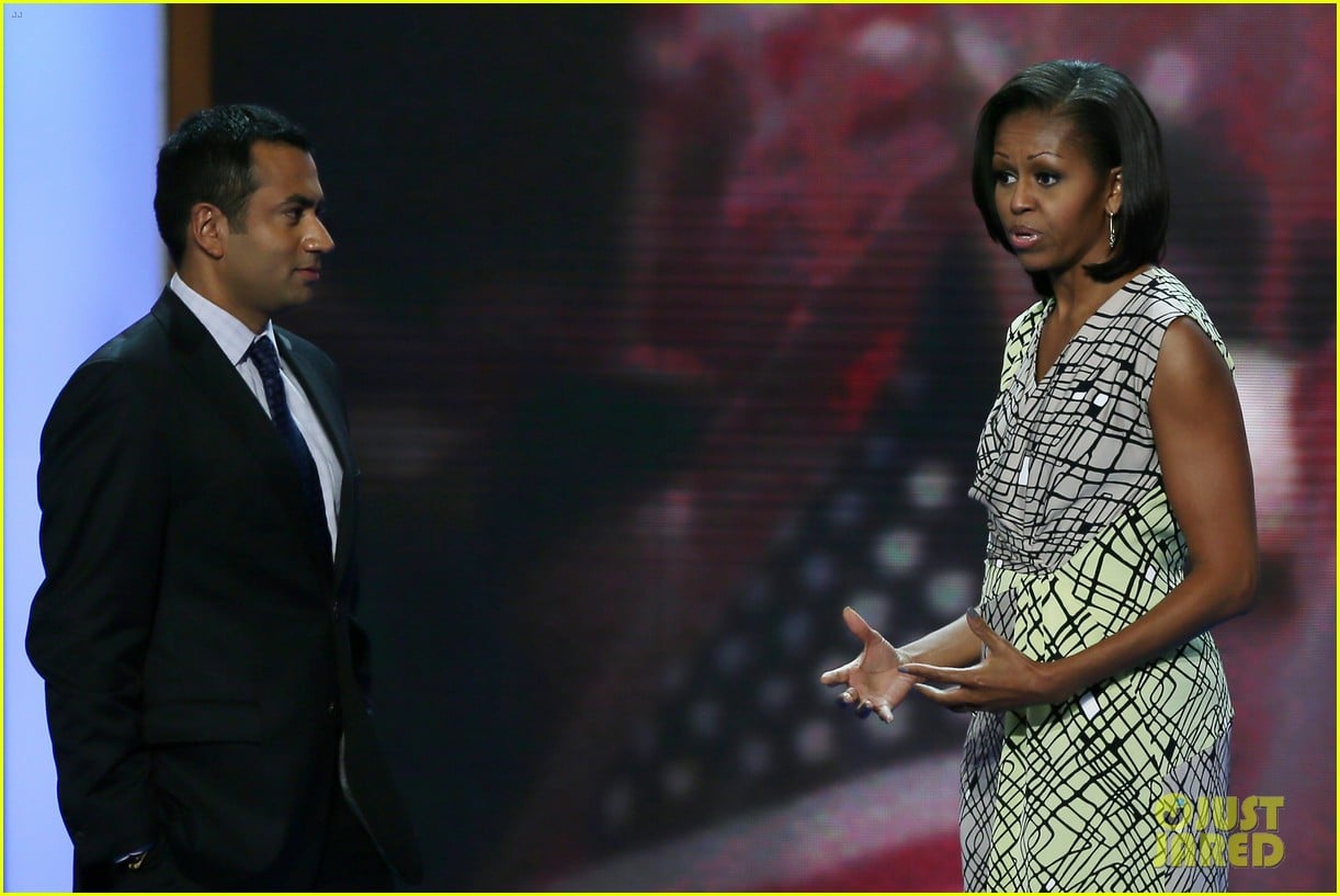 michelle obama preps democratic national convention in charlotte kal penn 062713545
