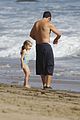 adam sandler shirtless beach time with sadie sunny 21