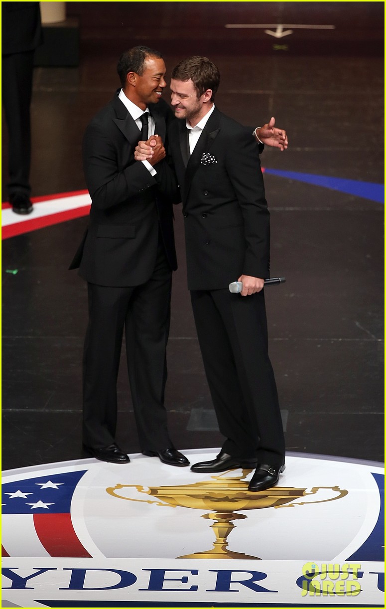 justin timberlake ryder cup gala with tiger woods 022729093
