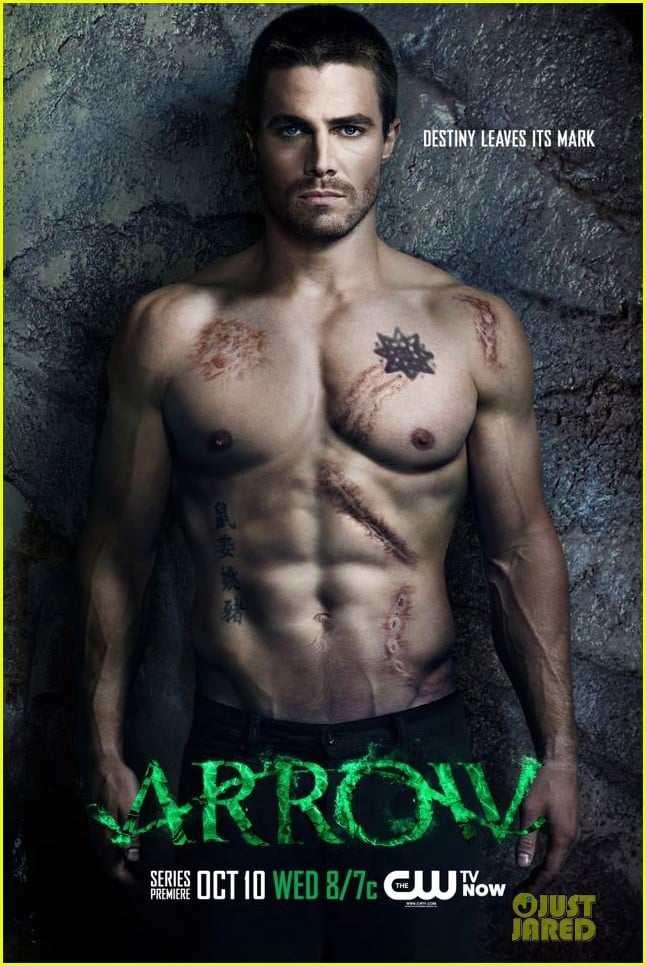 stephen amell new shirtless arrow posters 022739278