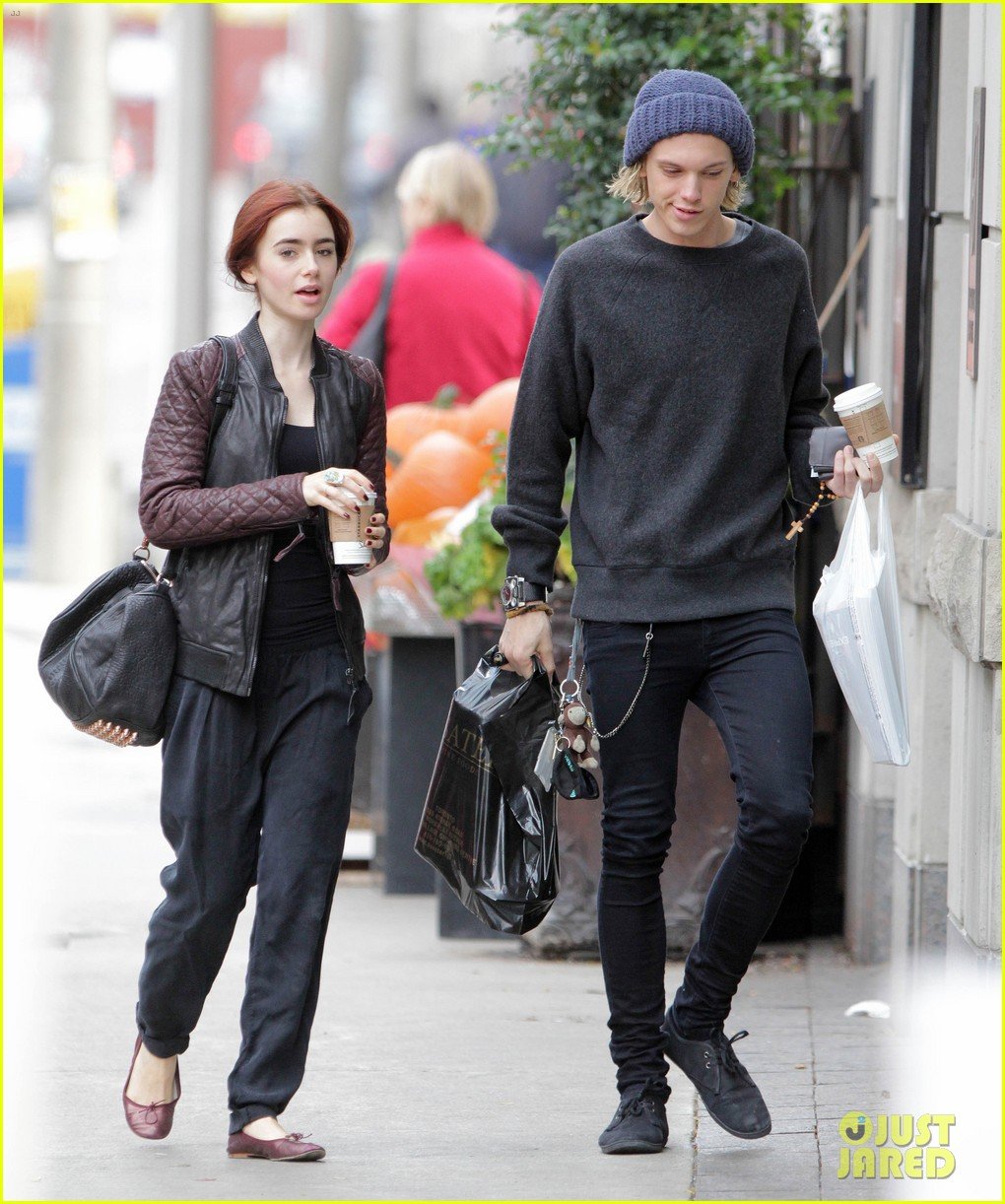 lily collins morning coffee jamie campbell bower 05