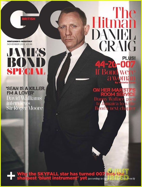 daniel craig covers british gq james bond special issue 012731692