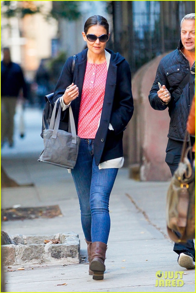katie holmes early morning stroll with guy pal 062736521