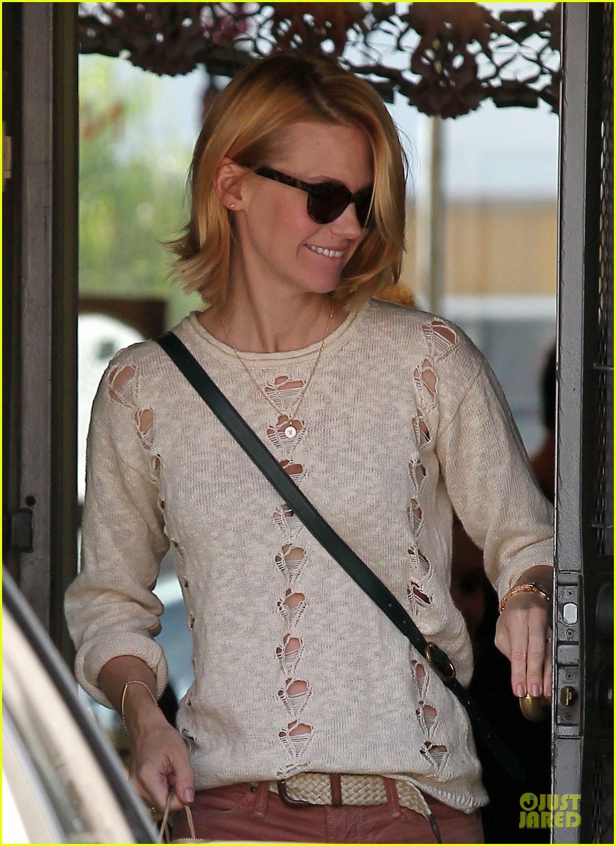 january jones jewelry shopping in west hollywood 132733980