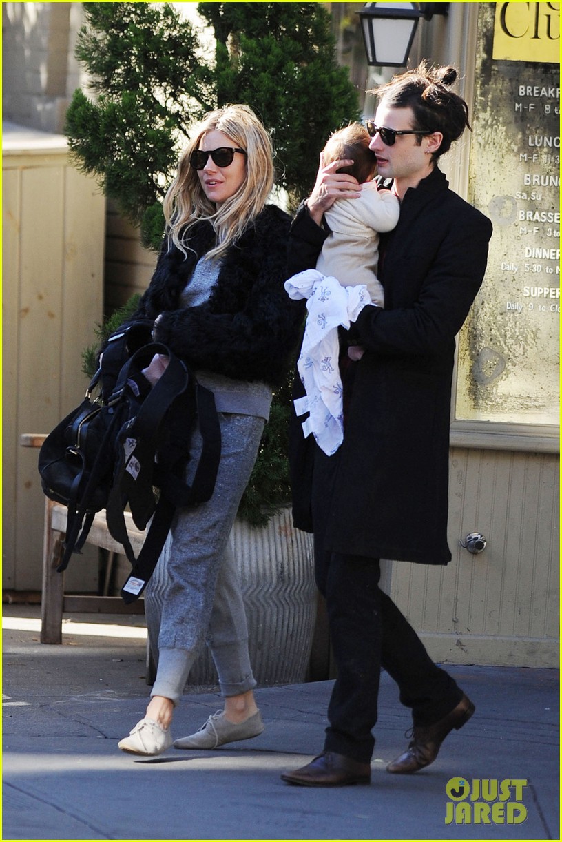 sienna miller saturday stroll with family 022737569