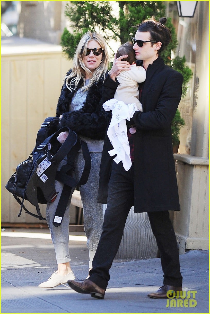sienna miller saturday stroll with family 032737570