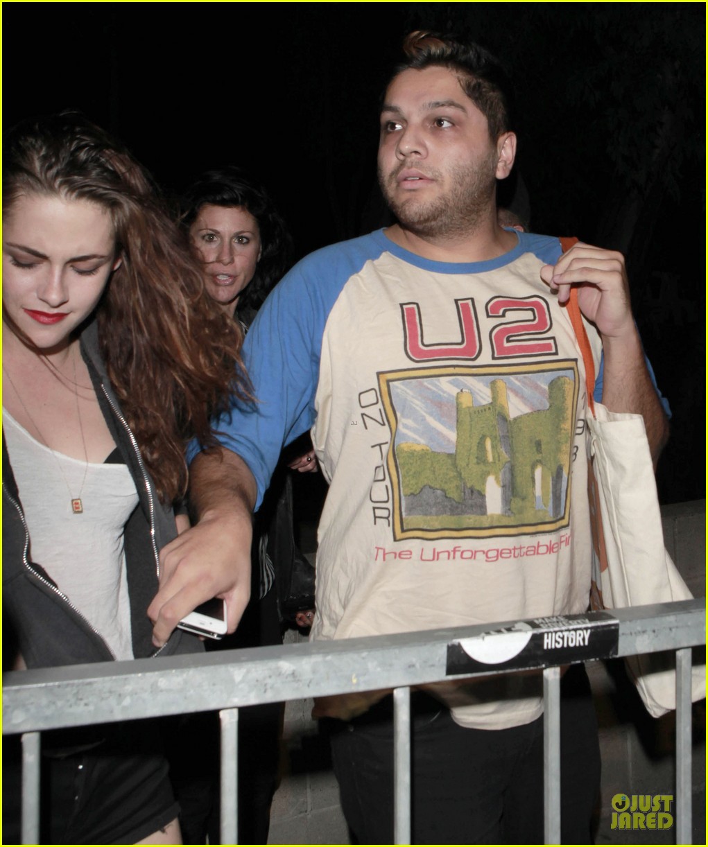 kristen stewart florence and the machine concert with father 122734795