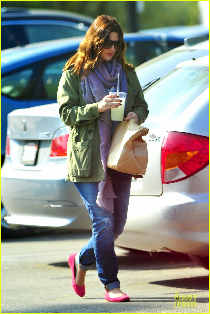 drew barrymore culver city lunch stop 09