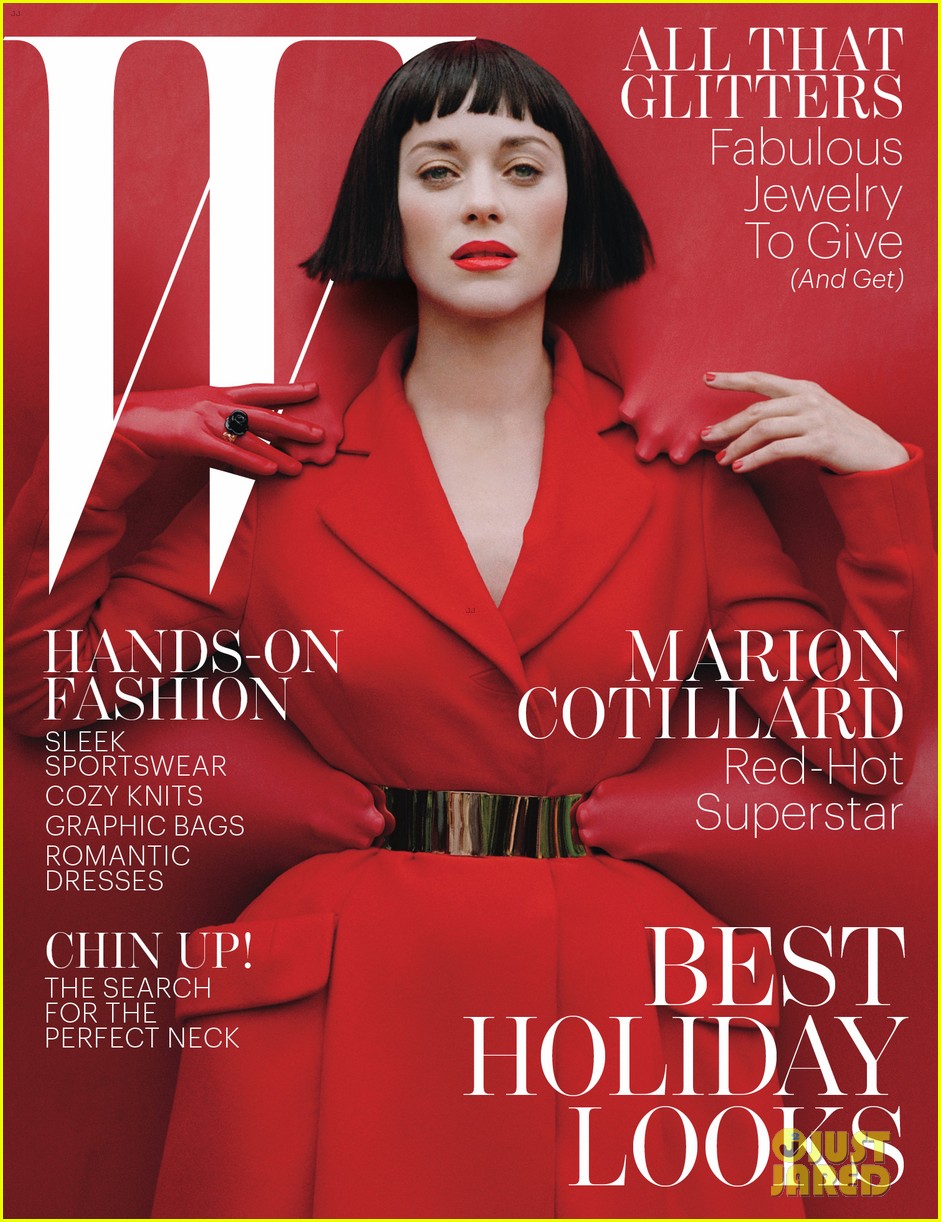 marion cotillard covers w magazine december 2012 052757703