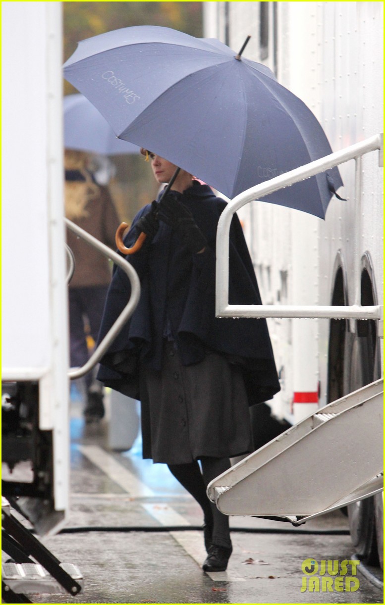 josh dallas protects ginnifer goodwin on once upon a time set 242749359