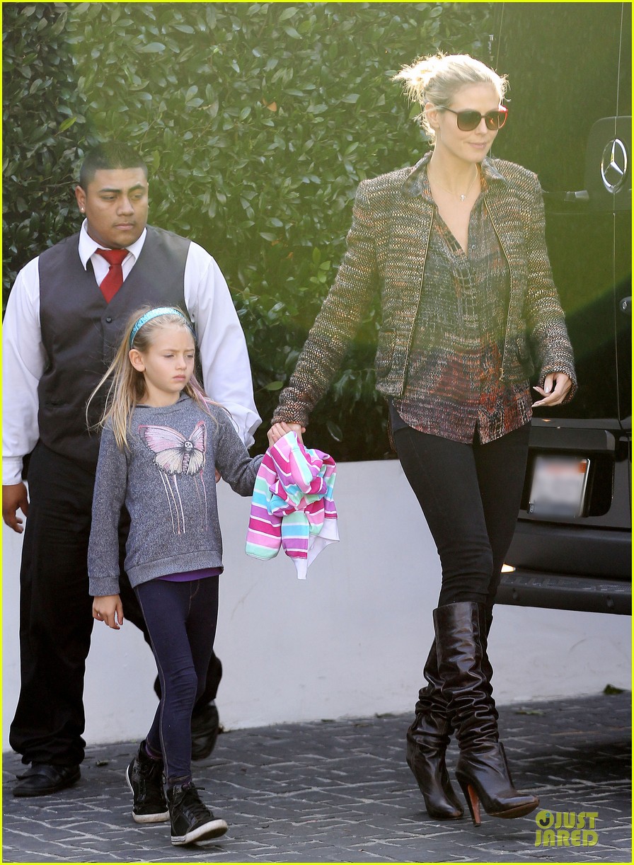 heidi klum lunch stop with the kids 21