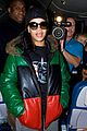 rihanna emerges on 777 tour flight to nyc first pics 09