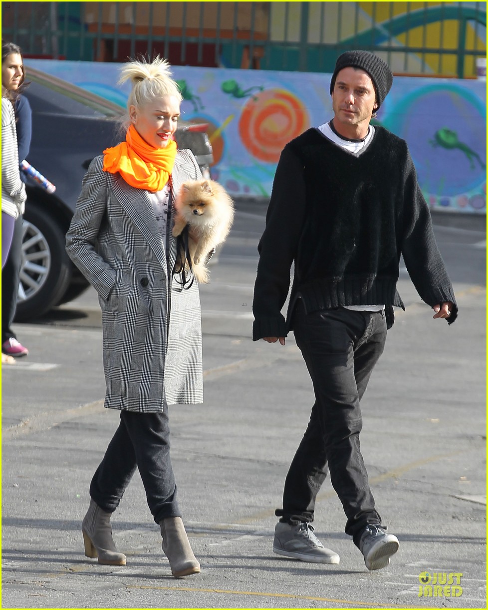Gwen Stefani & Gavin Rossdale Zuma's School DropOff! Photo 2764873