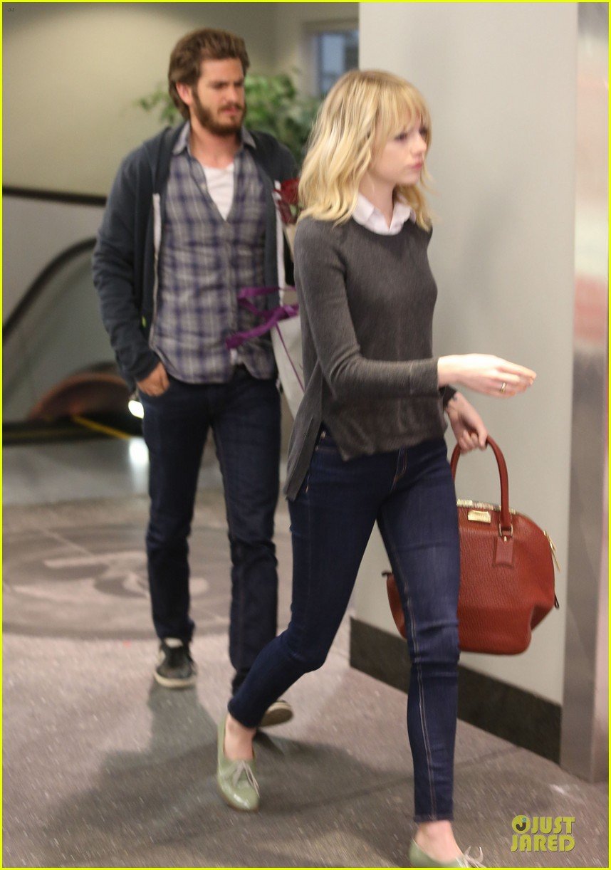 emma stone andrew garfield west hollywood work out pair 052750410