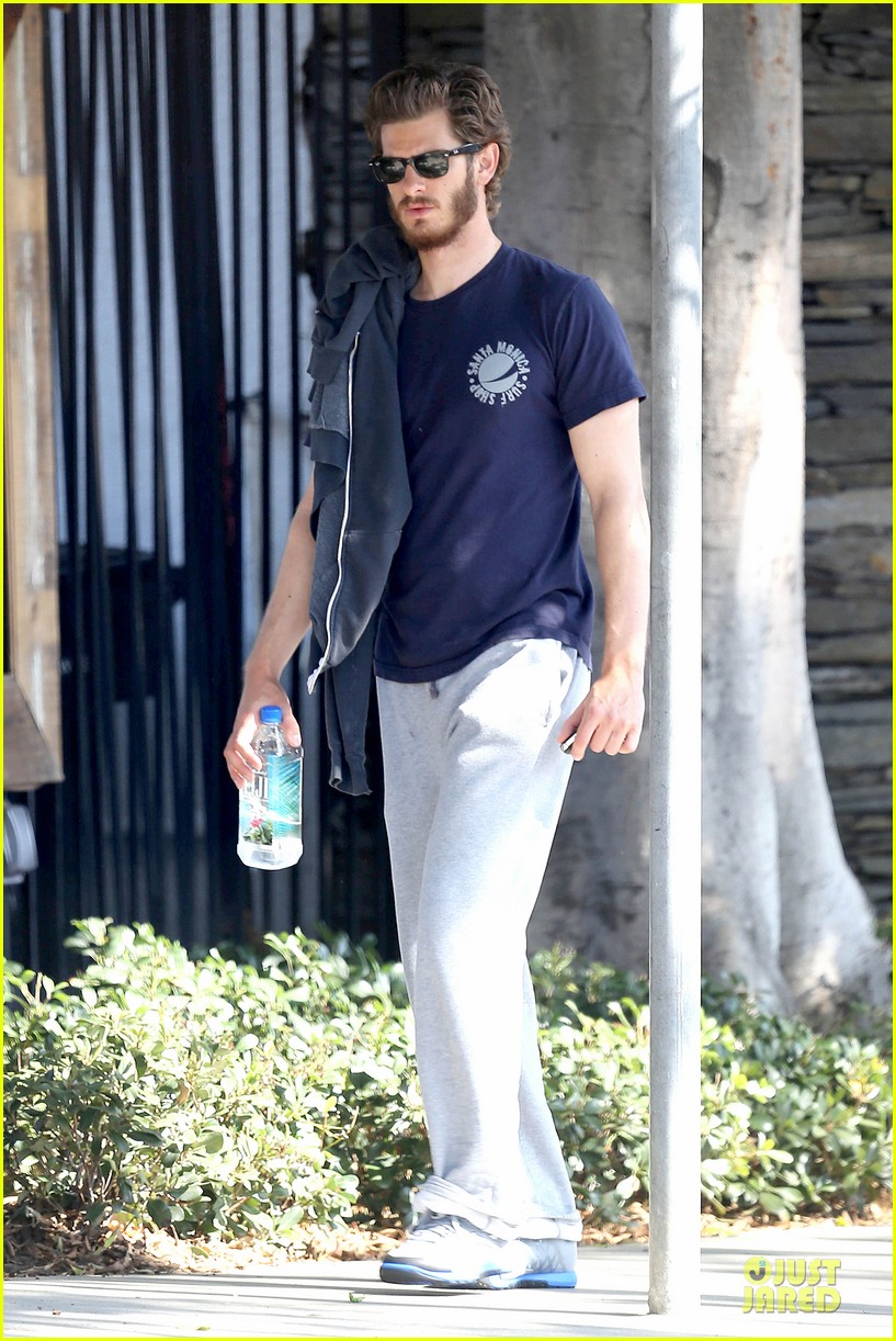 emma stone andrew garfield west hollywood work out pair 152750420