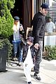 christina aguilera houstons lunch with karate boy max 12
