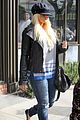 christina aguilera houstons lunch with karate boy max 17