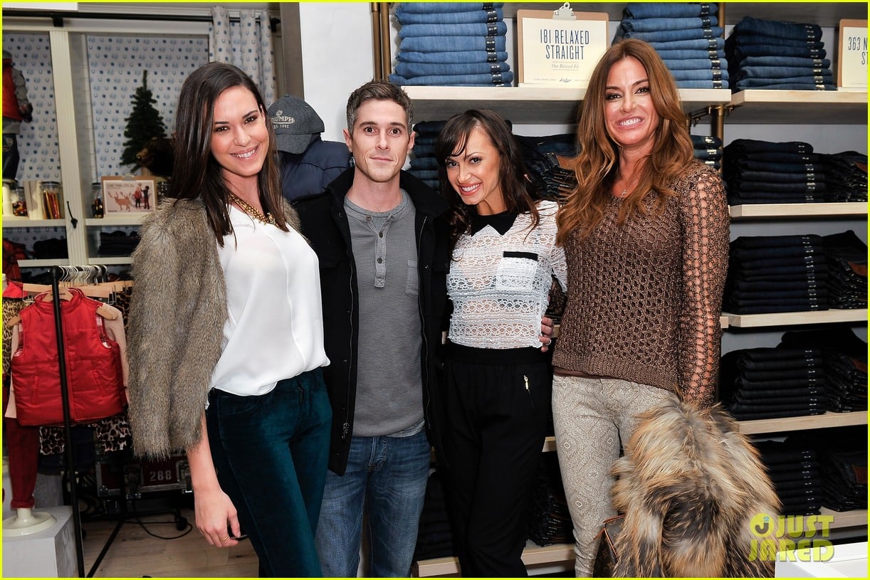 dave annable lucky brand store opening with odette 092770304
