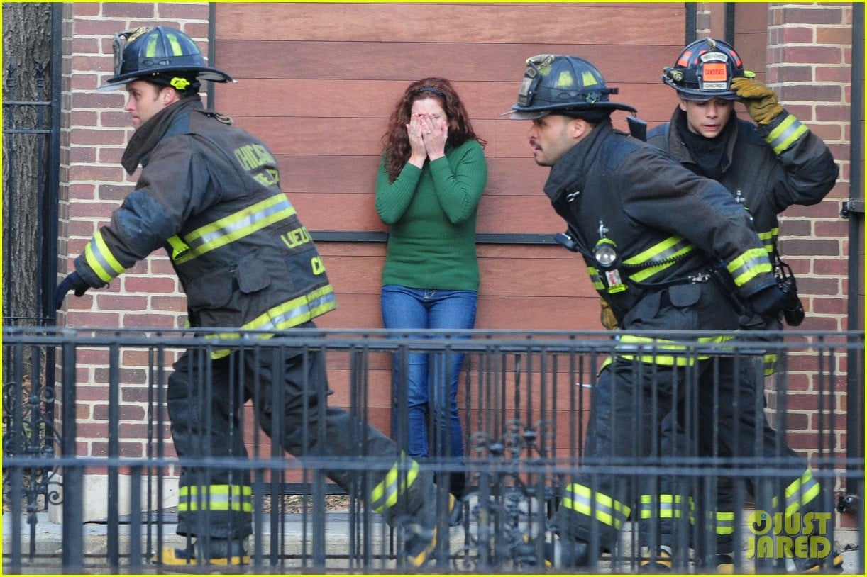 chicago fire filming 122767492