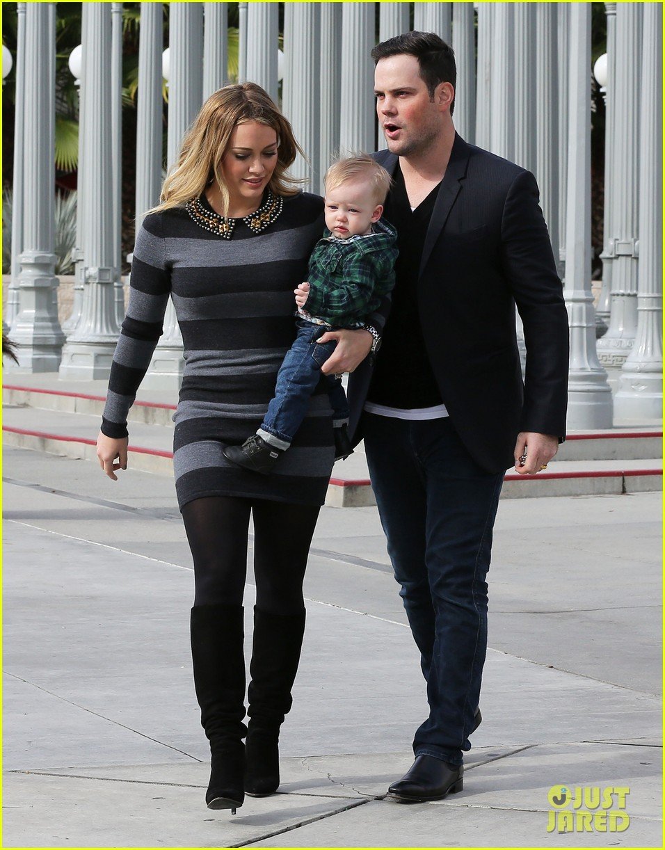 hilary duff mike comrie family fun day with luca 15